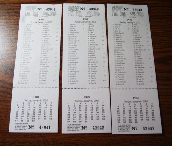 nfl parlay cards